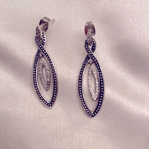 Montana Silversmith dangle post earrings.